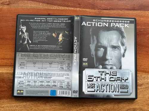 Dvd schwarzenegger action pack - schwarzenegger,
